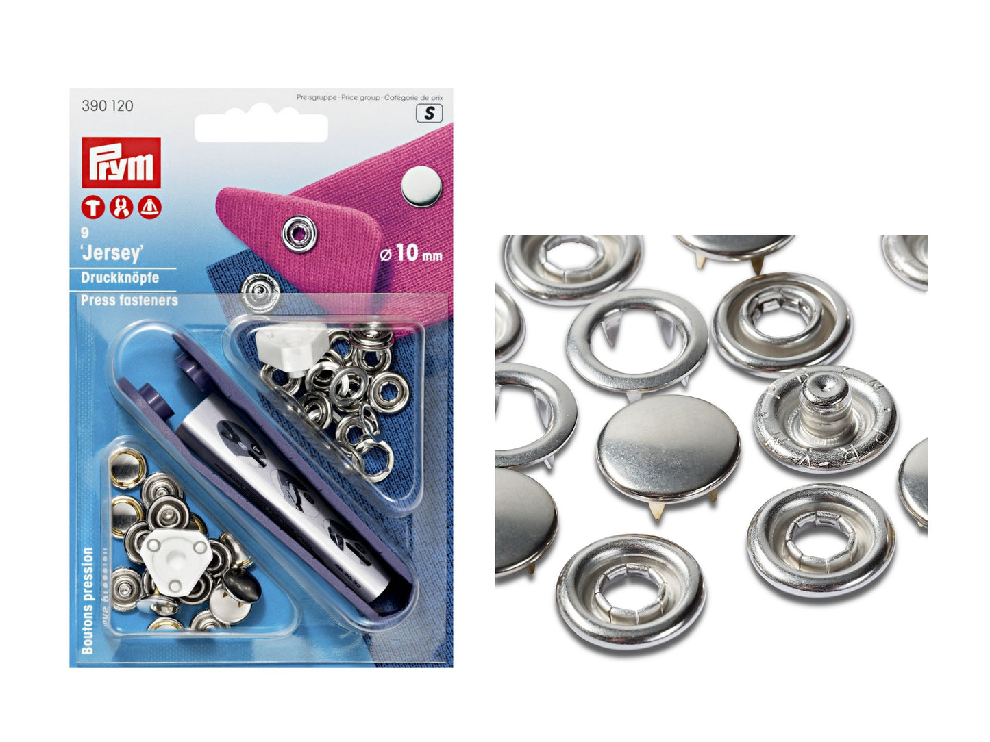 Prym Druckknopf Jersey glatte Kappe