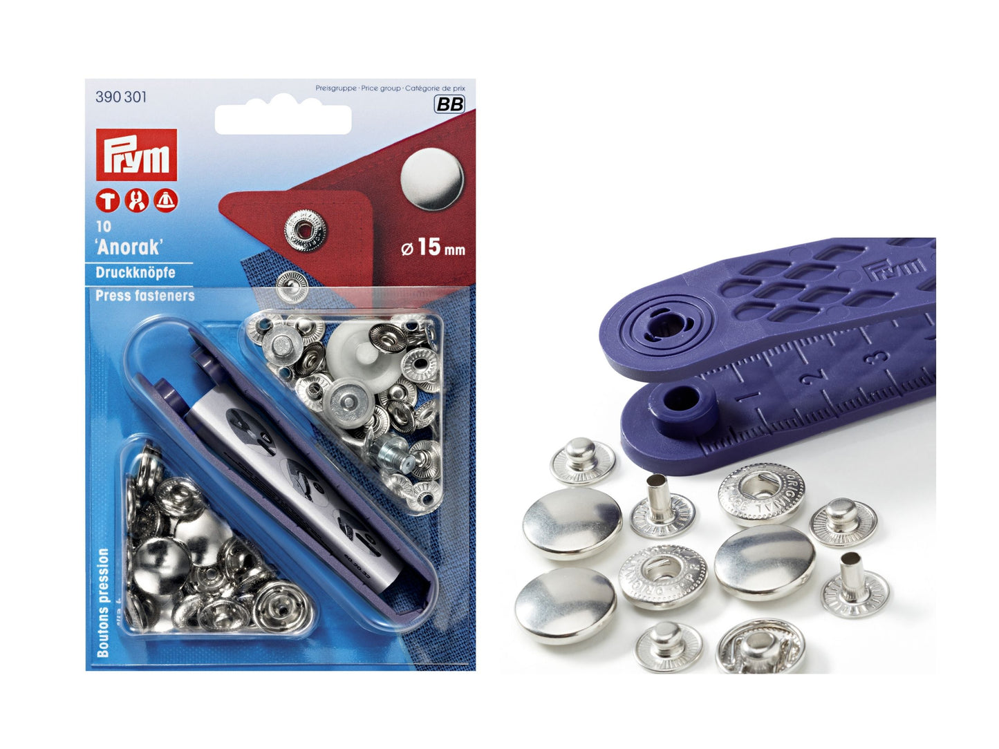 Prym Druckknopf Anorak 15 mm