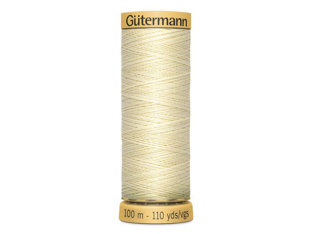 Gütermann Baumwollnähgarn 100 m Natur 919