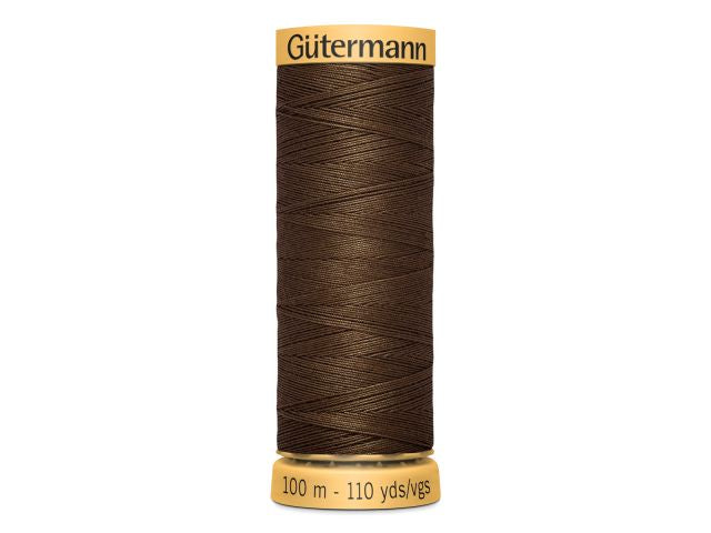 Gütermann Baumwollnähgarn 100 m Nussbraun 1523