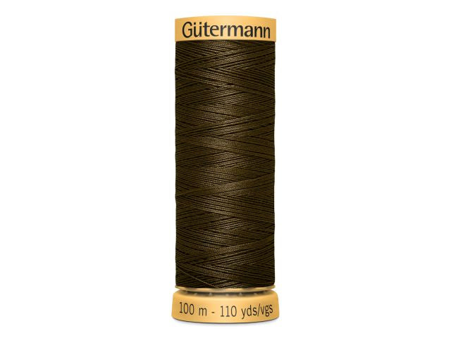 Gütermann Baumwollnähgarn 100 m Schwarzbraun 2960