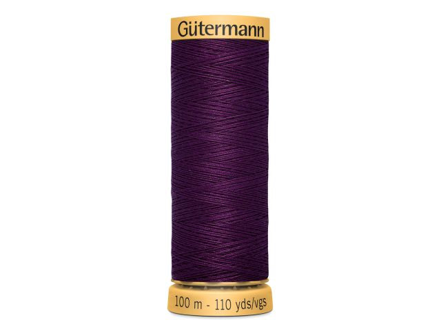 Gütermann Baumwollnähgarn 100 m Aubergine