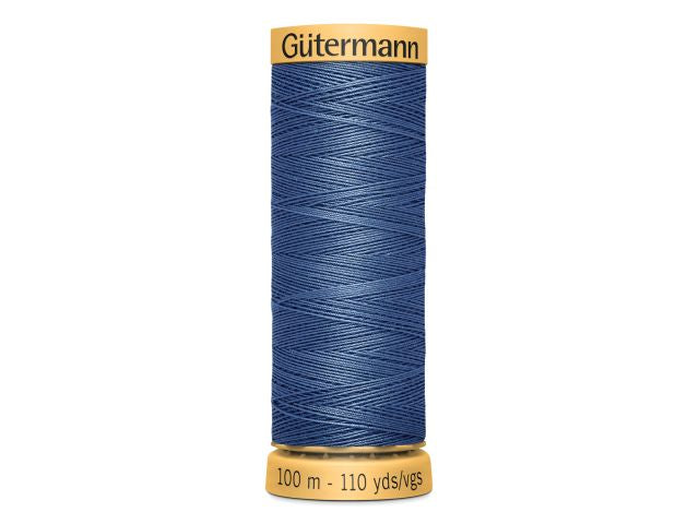 Gütermann Baumwollnähgarn 100 m Blaugrau 5624