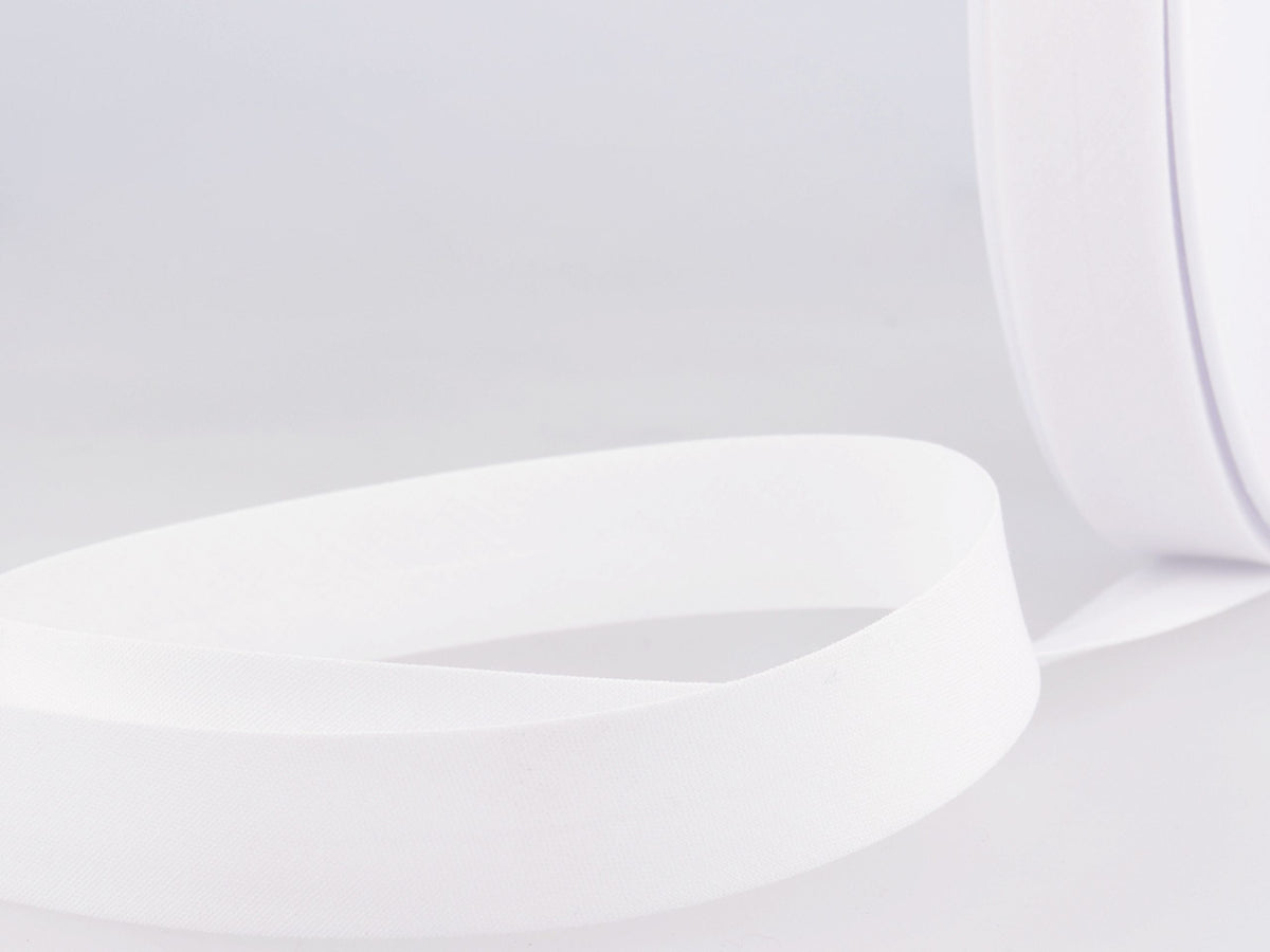 Schrägband 20 mm Weiß 01