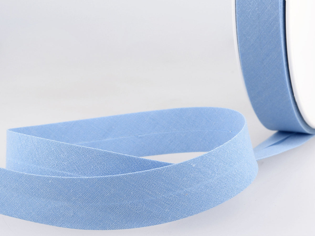 Schrägband 20 mm Rauchblau 3