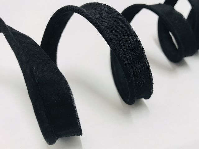 Paspelband 10 mm Schwarz 14