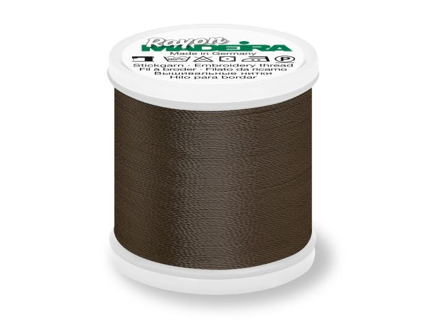 Madeira Rayon Stickgarn Dunkelbraun