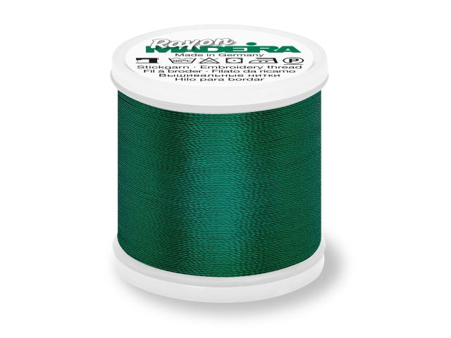 Madeira Rayon Stickgarn Waldgrün