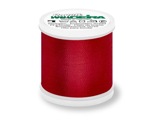 Madeira Rayon Stickgarn Weinrot