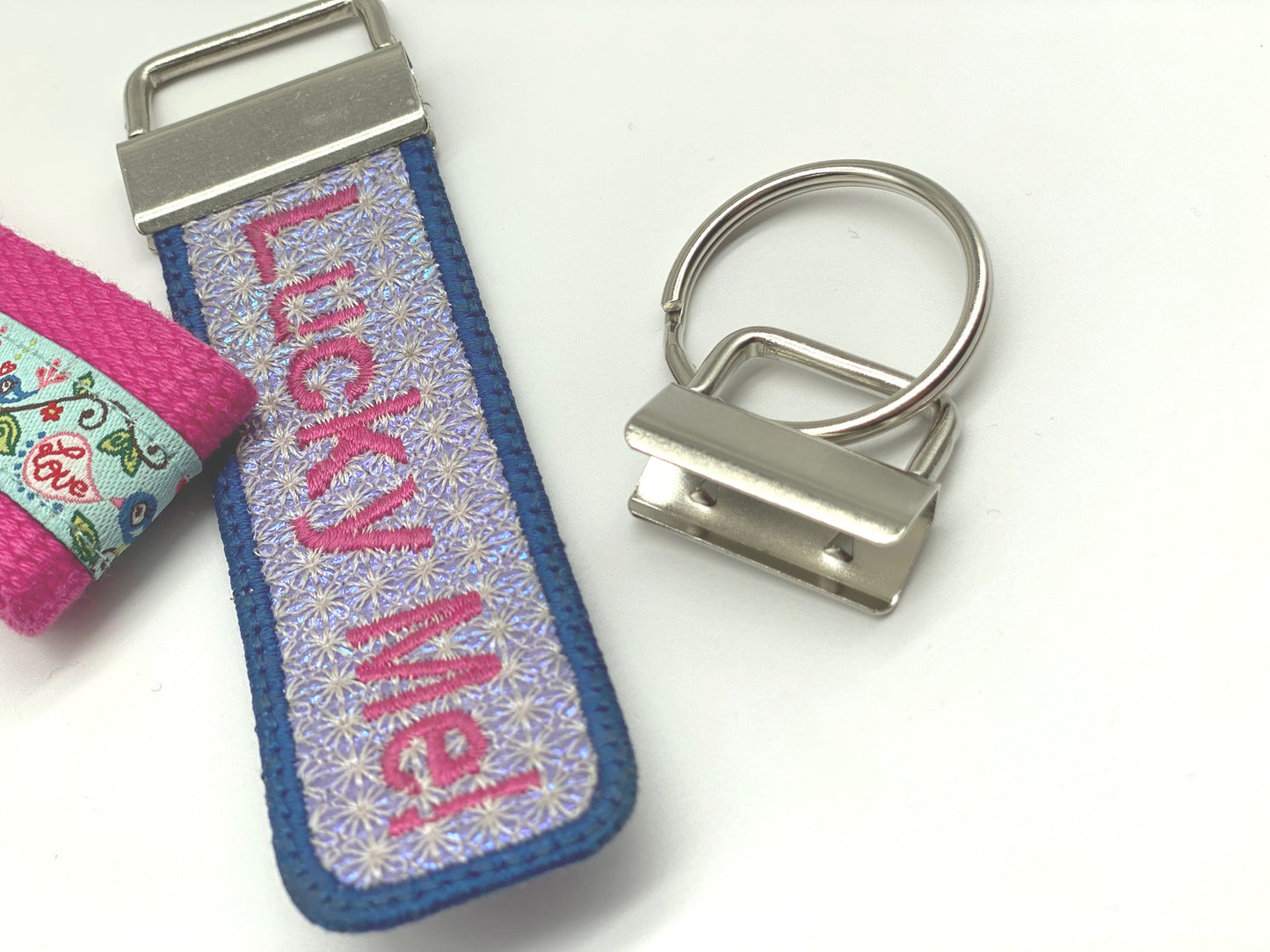 Schlüsselbandrohling 2-teilig 30 mm