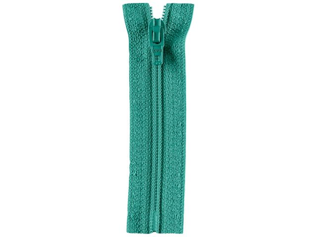Reißverschluss Opti 22 cm Aquagrün nicht teilbar S40 325