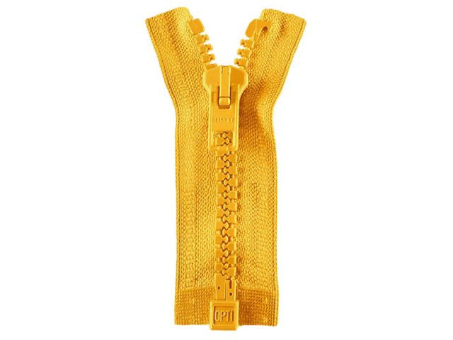 Reißverschluss Opti 50 cm Gelb