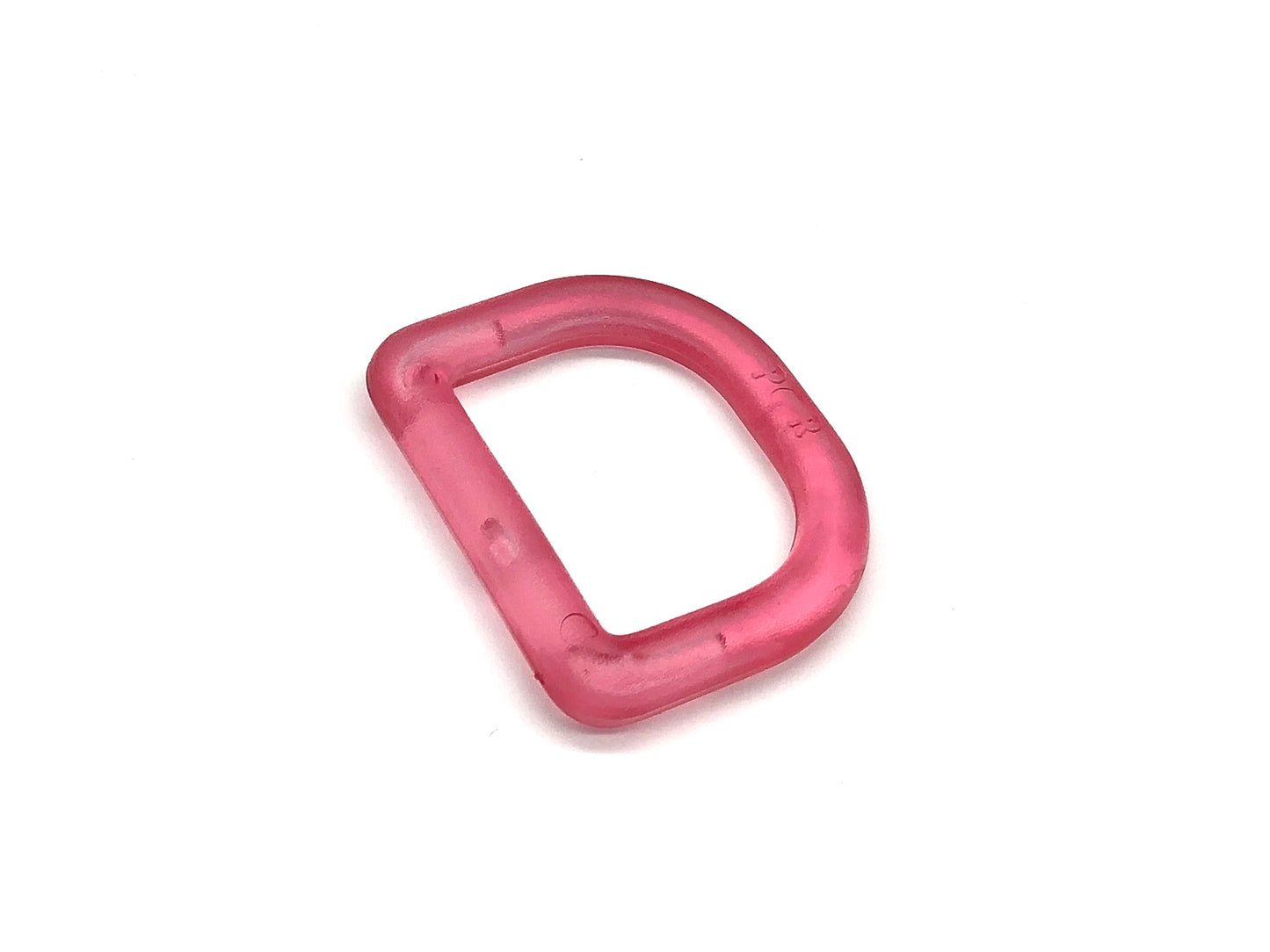 D-Ring 25 mm Candy Rot Kunststoff