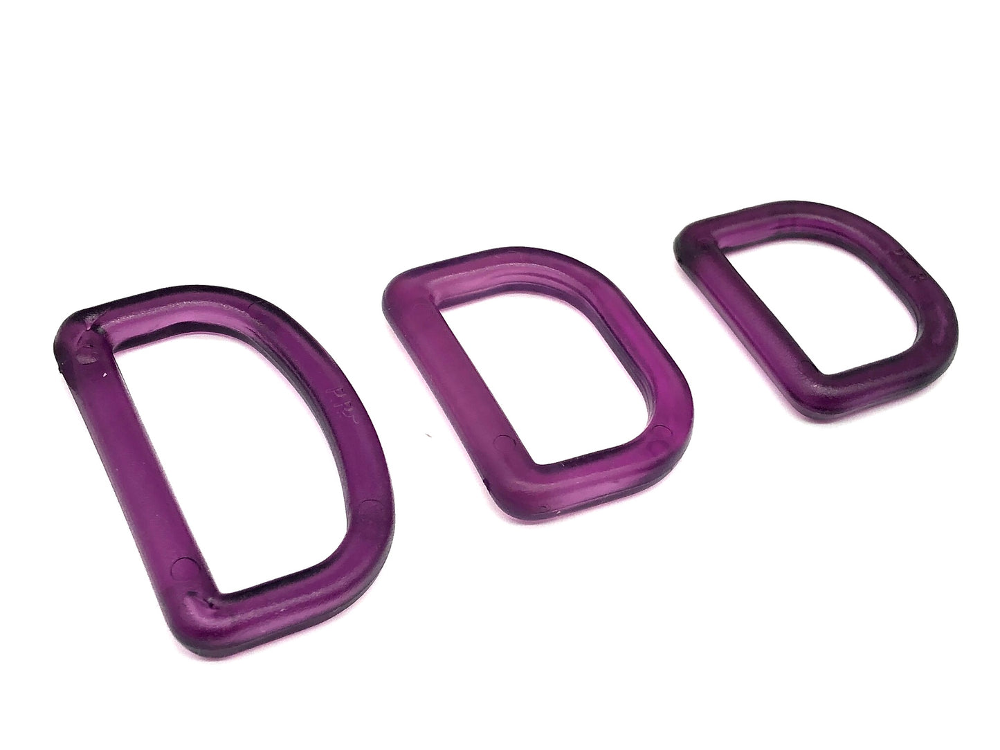 D-Ring 25 mm Violett Kunststoff
