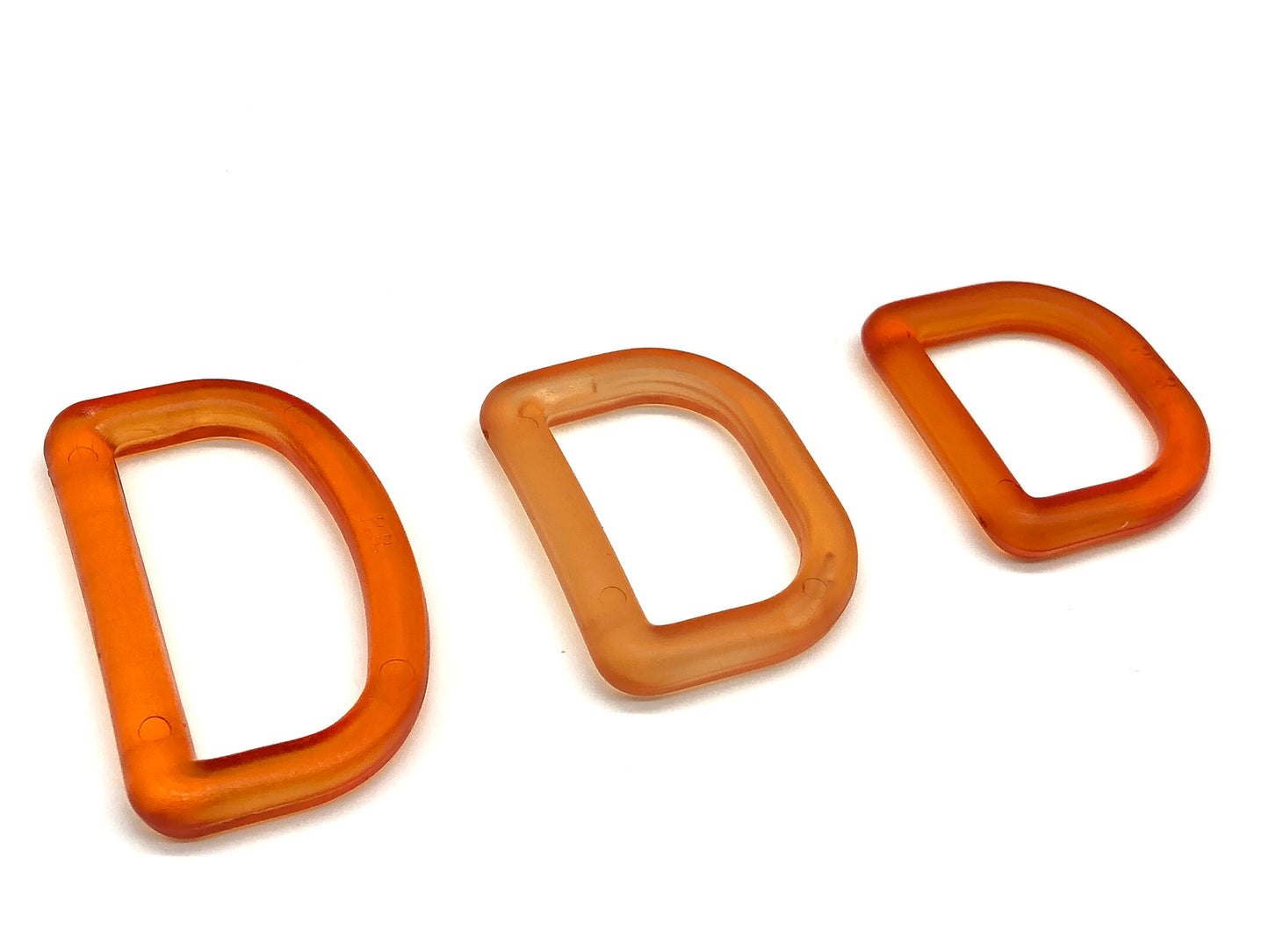 D-Ring 40 mm Orange Kunststoff