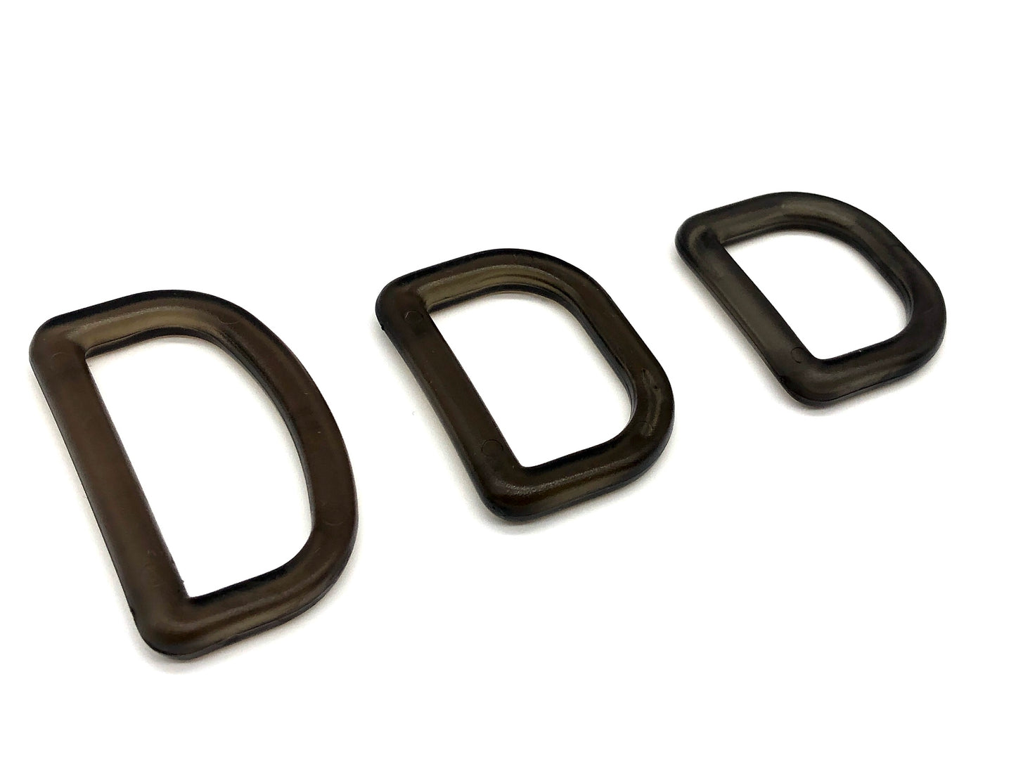 D-Ring 30 mm Schwarz Kunststoff