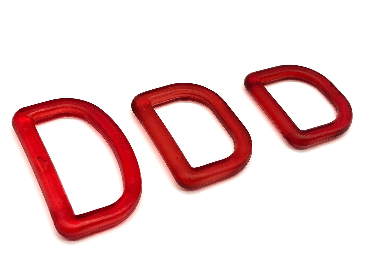 D-Ring 30 mm Rot Kunststoff