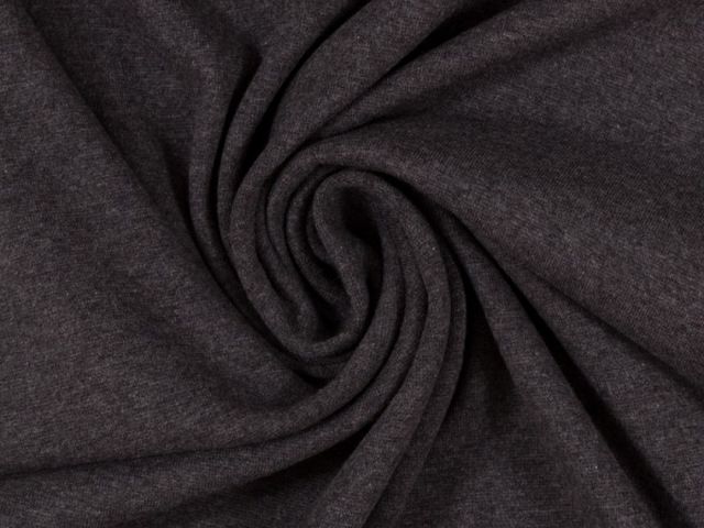 Bündchen Melange Anthrazit 1789