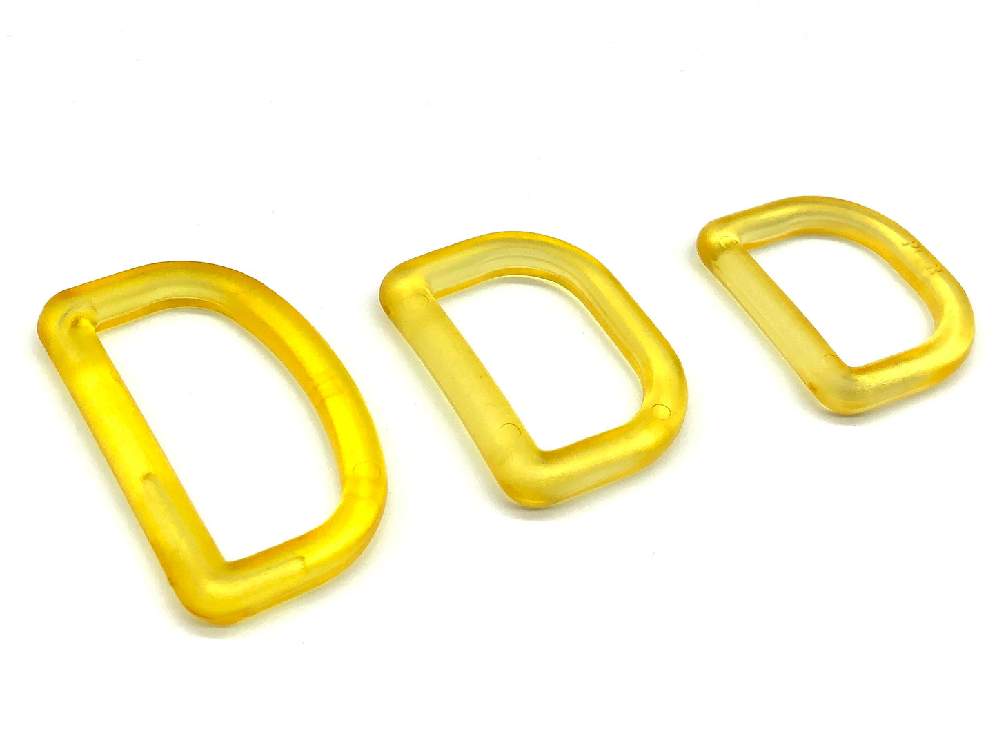 D-Ring 40 mm Gelb Kunststoff