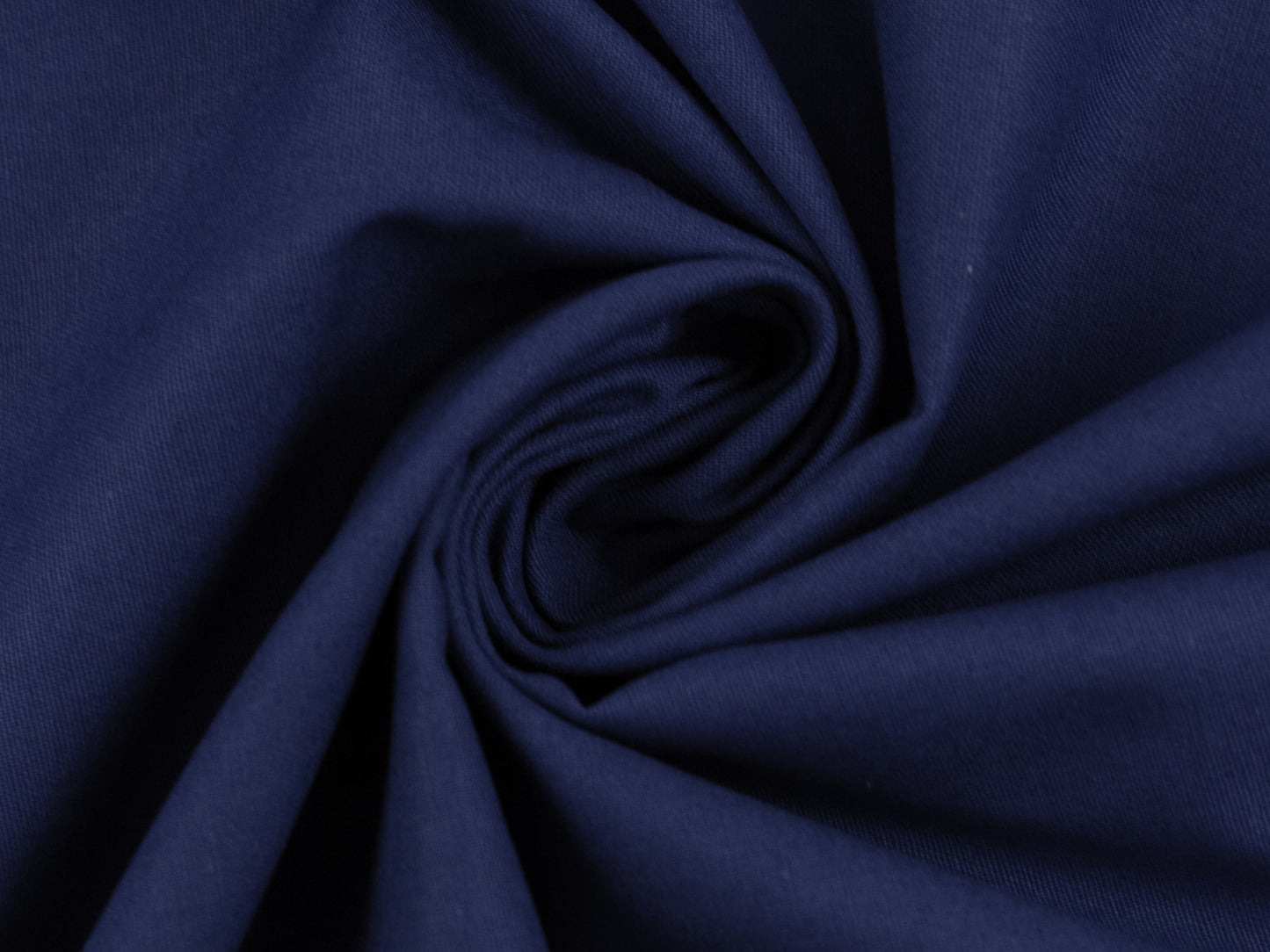 Baumwollstoff Heide Uni Marineblau