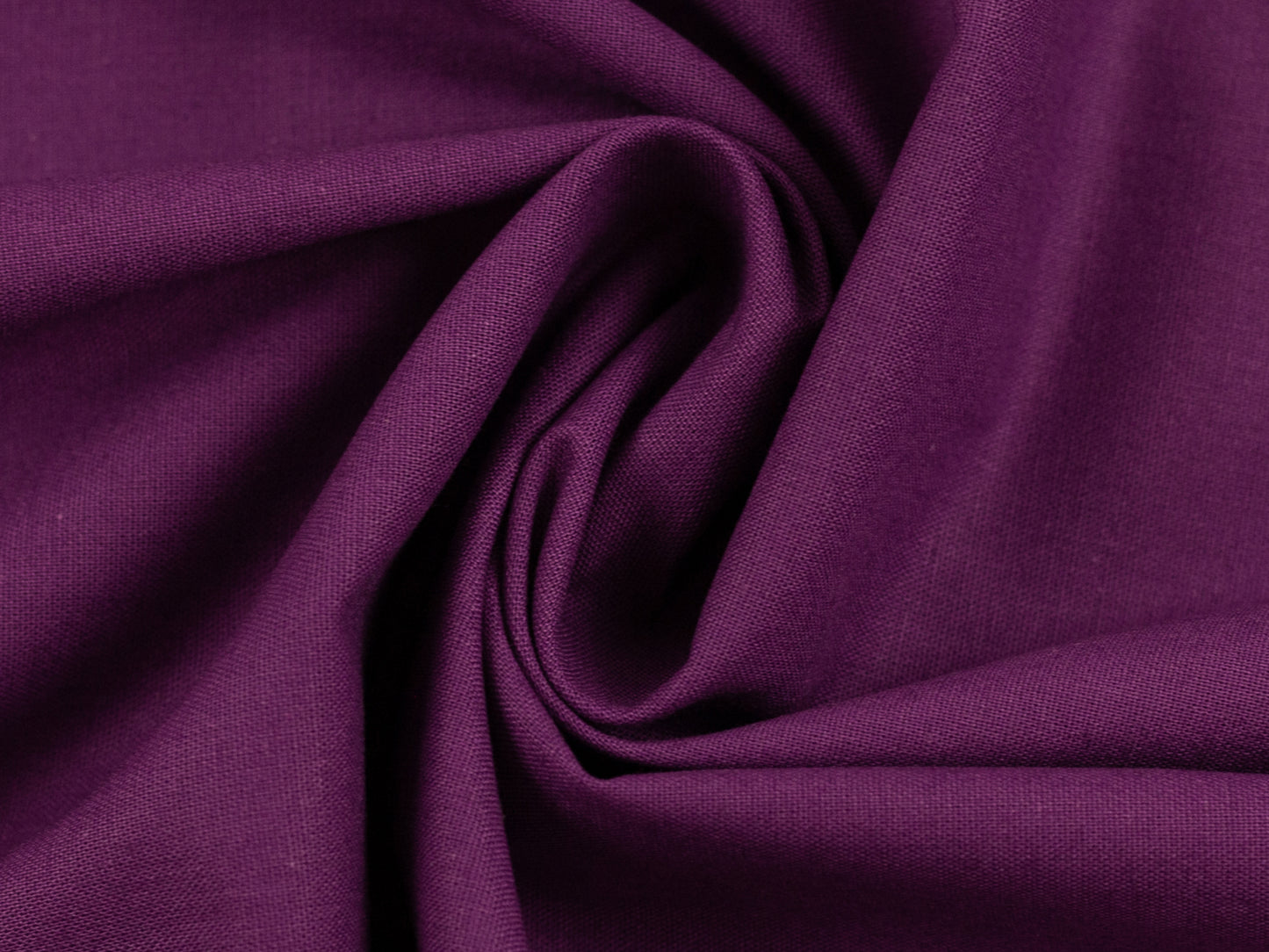 Baumwollstoff Heide Uni Violett