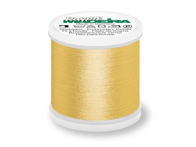 Madeira Rayon Stickgarn Goldgelb