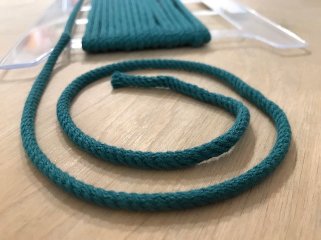 Baumwollkordel Smaragd 4 mm