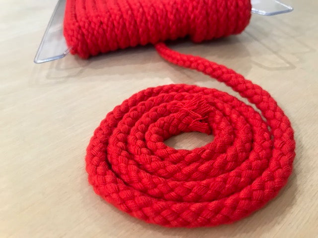 Baumwollkordel Rot 9 mm