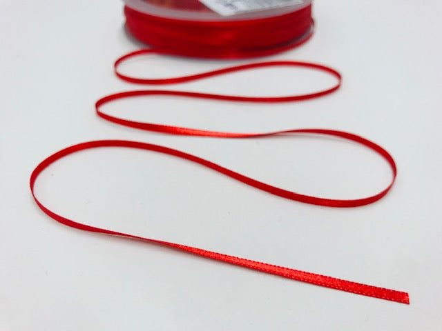 Satinband 3 mm Rot 08