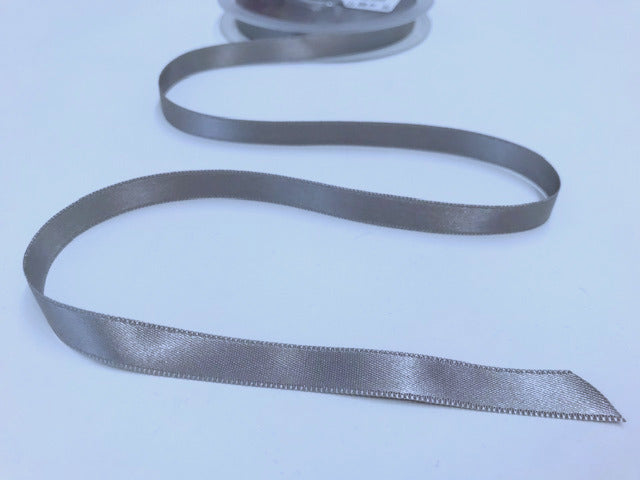 Satinband 10 mm Mittelgrau 033