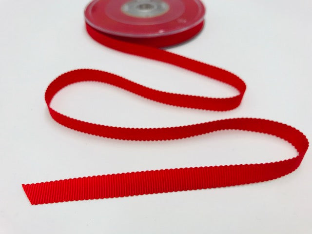 Ripsband 10 mm Rot 08
