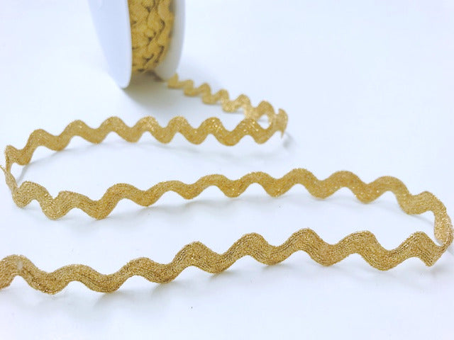 Zackenlitze 13 mm Gold metallic