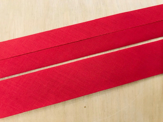 Schrägband 27 mm Feuerrot 97