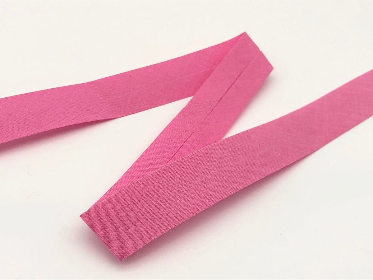 Schrägband 27 mm Zucker-Pink 76