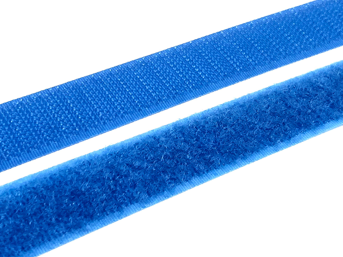 Klettverschluss 20 mm zum Aufnähen Kornblumenblau