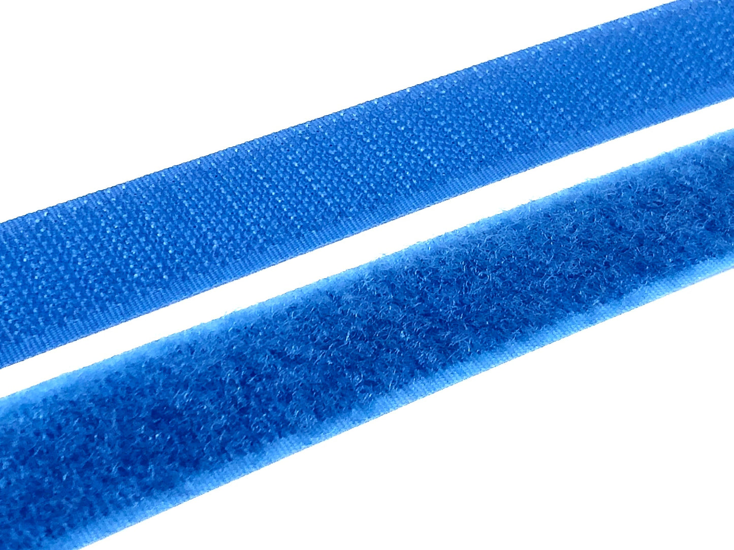 Klettverschluss 20 mm zum Aufnähen Kornblumenblau