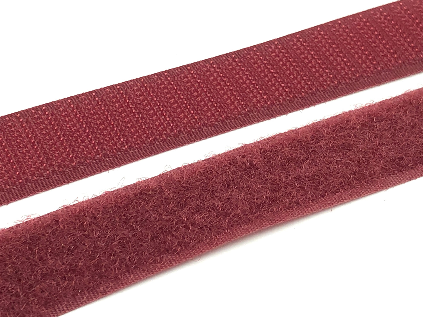 Klettverschluss 20 mm zum Aufnähen Bordeaux