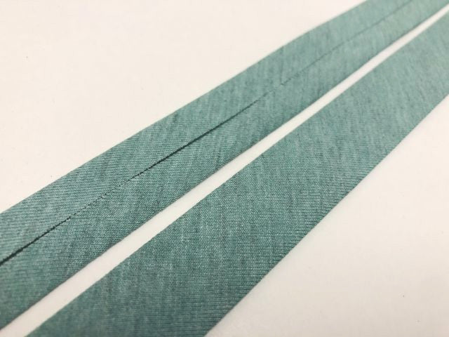 Jersey Schrägband Mint meliert