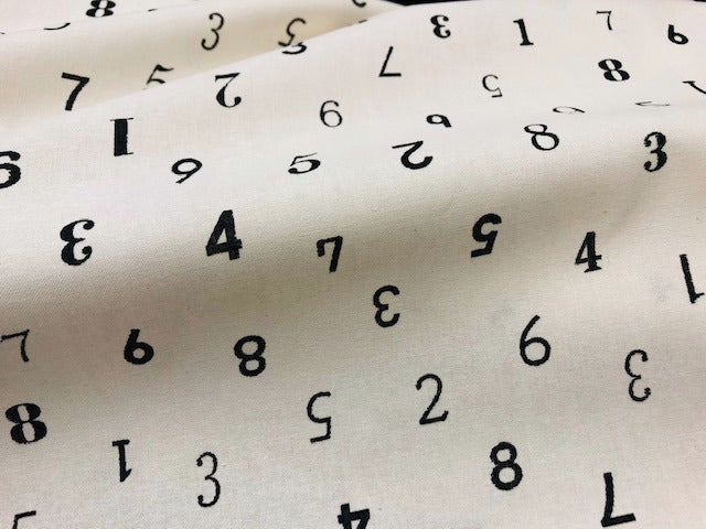 Baumwollstoff Zahlen-Salat Simple