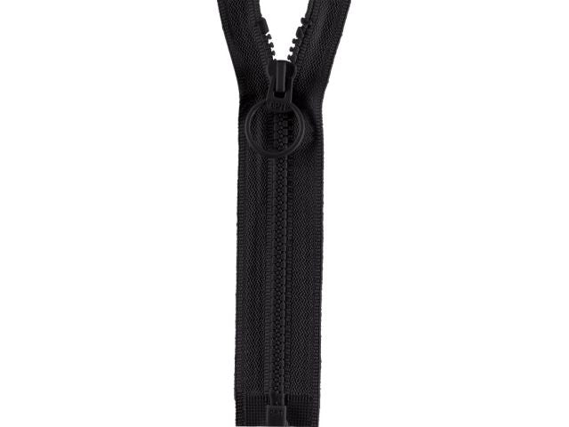 Reißverschluss Opti 18 cm Schwarz teilbar Ring P40 0000