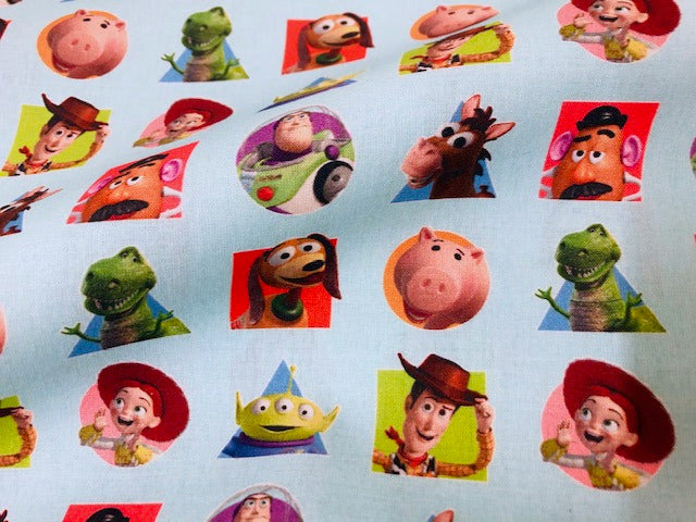 Kinderstoff Tiermotive Comic