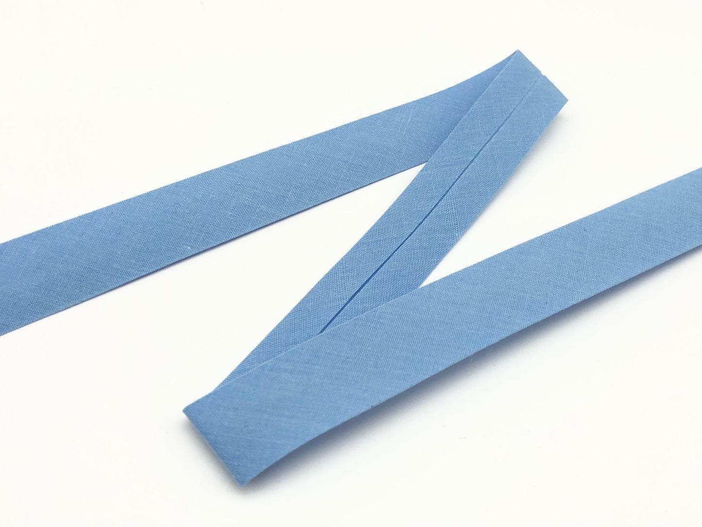 Schrägband 27 mm Rauchblau 3