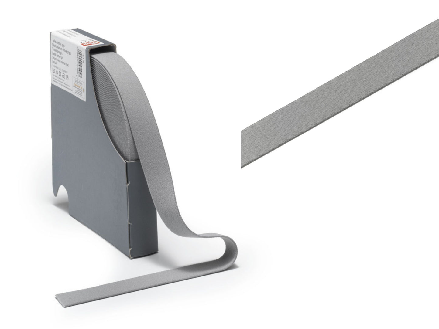 Prym Gummiband Weich 20 mm Grau