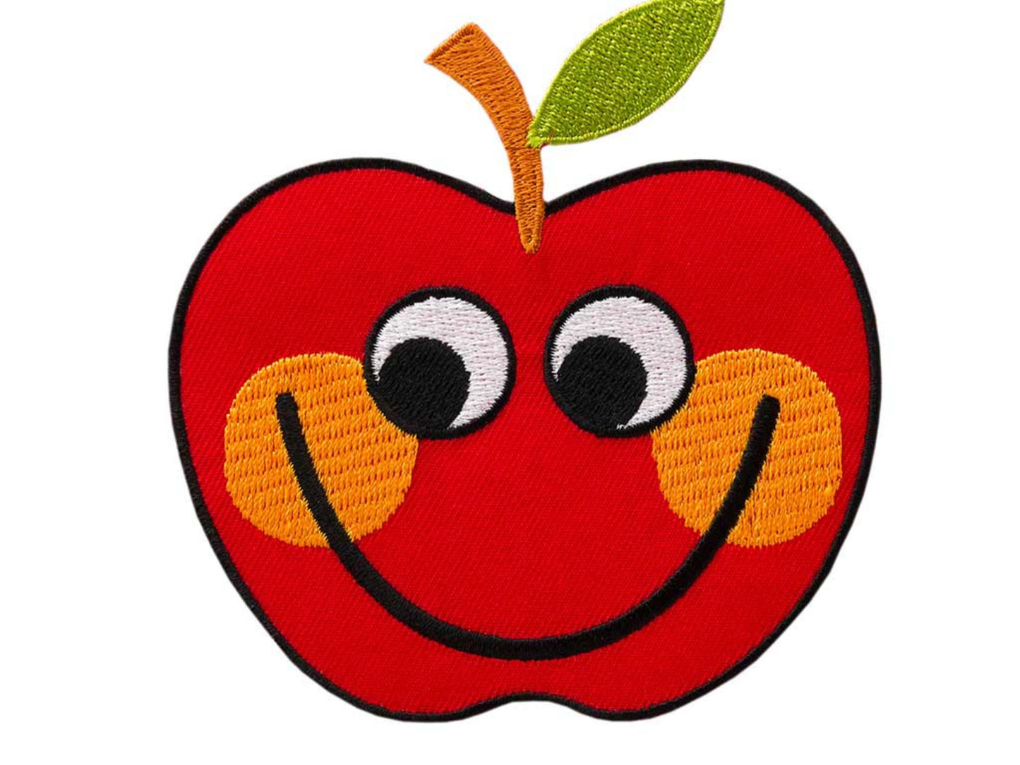 Roter Apfel Bügelbild/Applikation