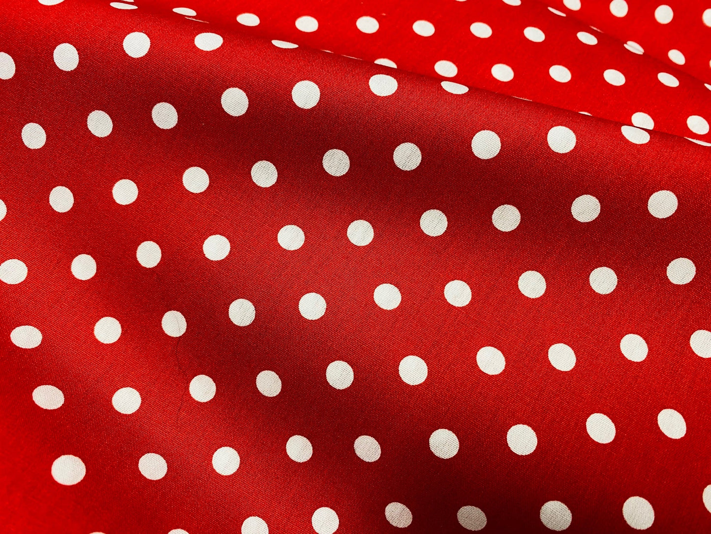 Baumwollstoff Dots Punkte Rot VH 004