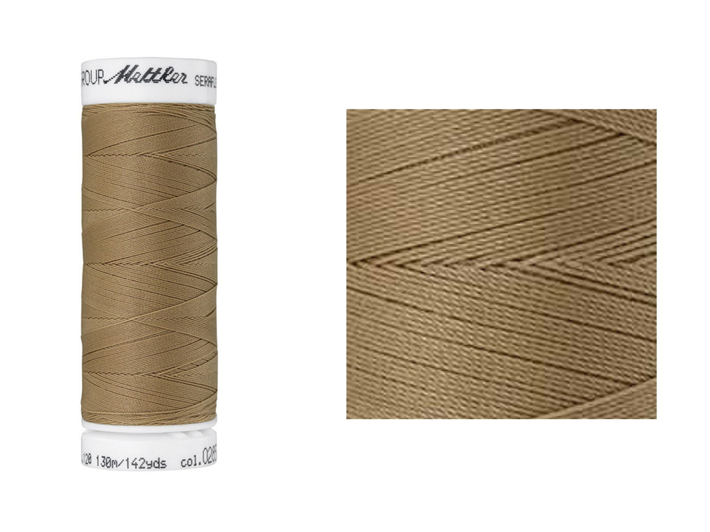 Seraflex Elastik-Nähgarn Caramel