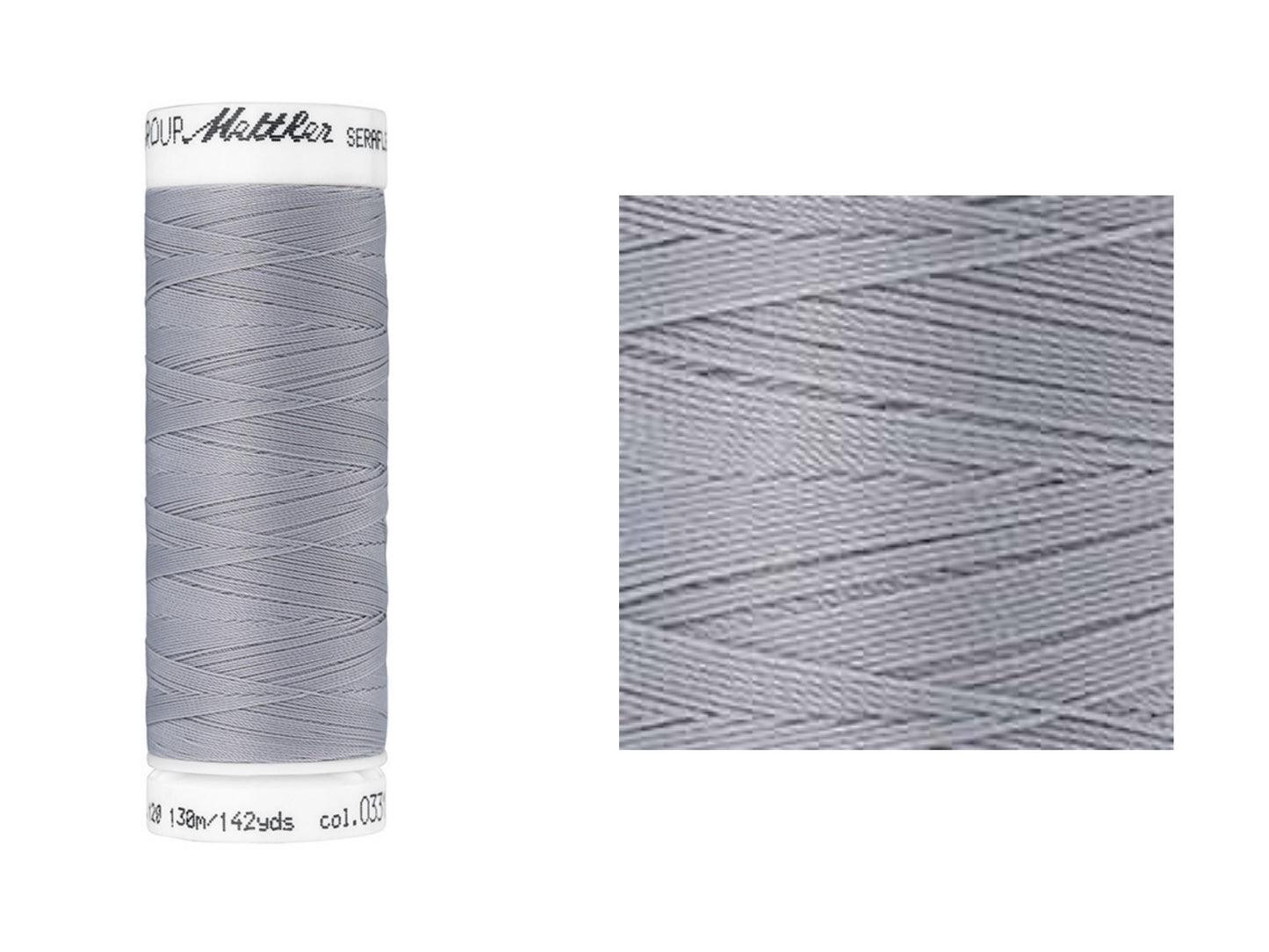 Seraflex Elastik-Nähgarn Ash Mist