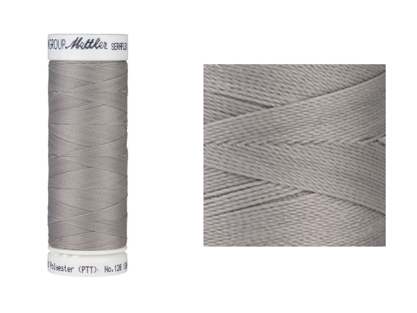 Seraflex Elastik-Nähgarn Silver coin