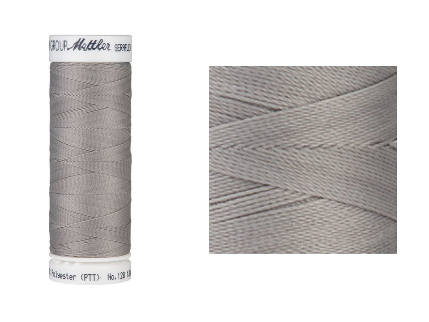 Seraflex Elastik-Nähgarn Silver coin 340
