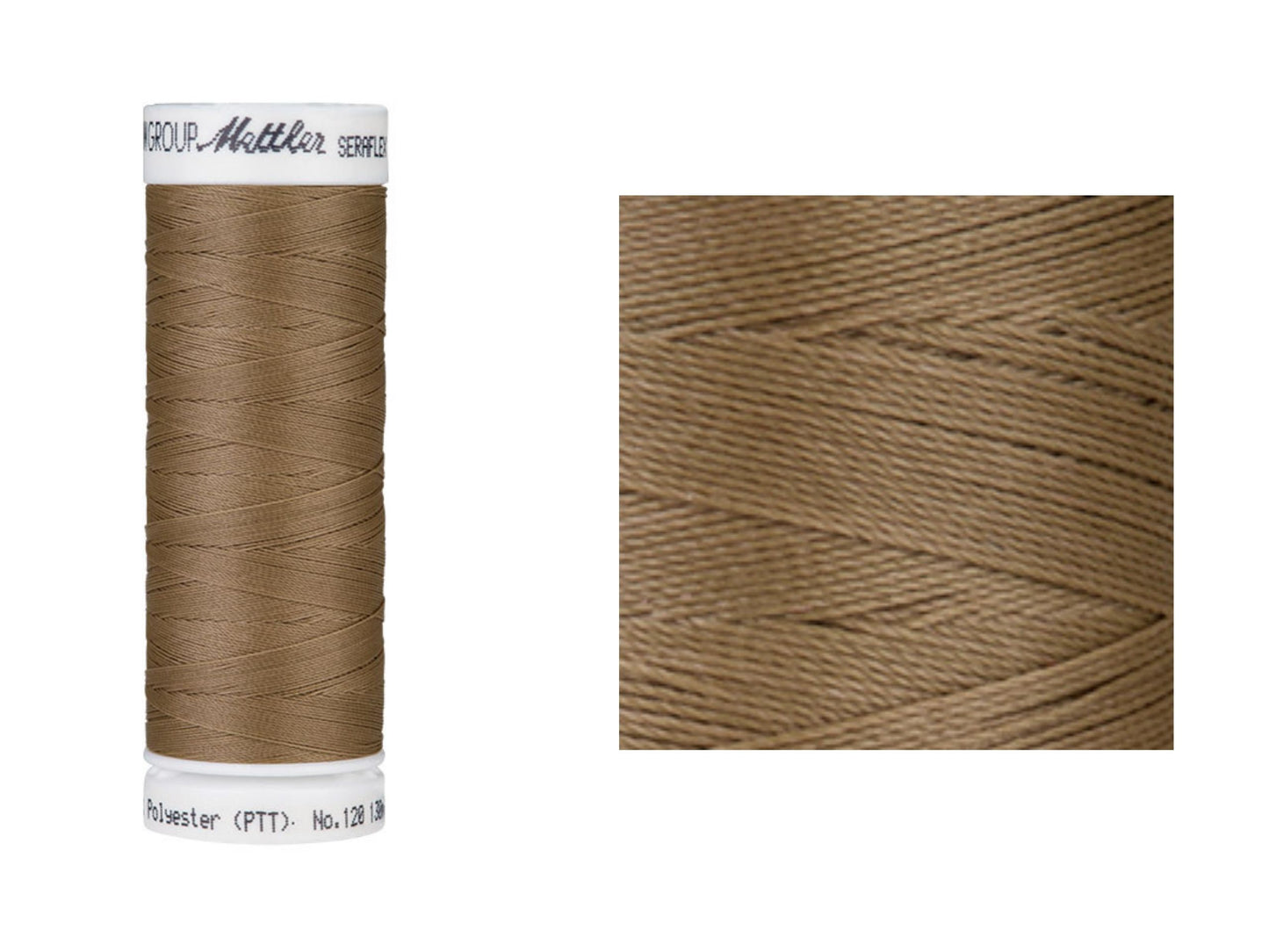 Seraflex Elastik-Nähgarn Brown